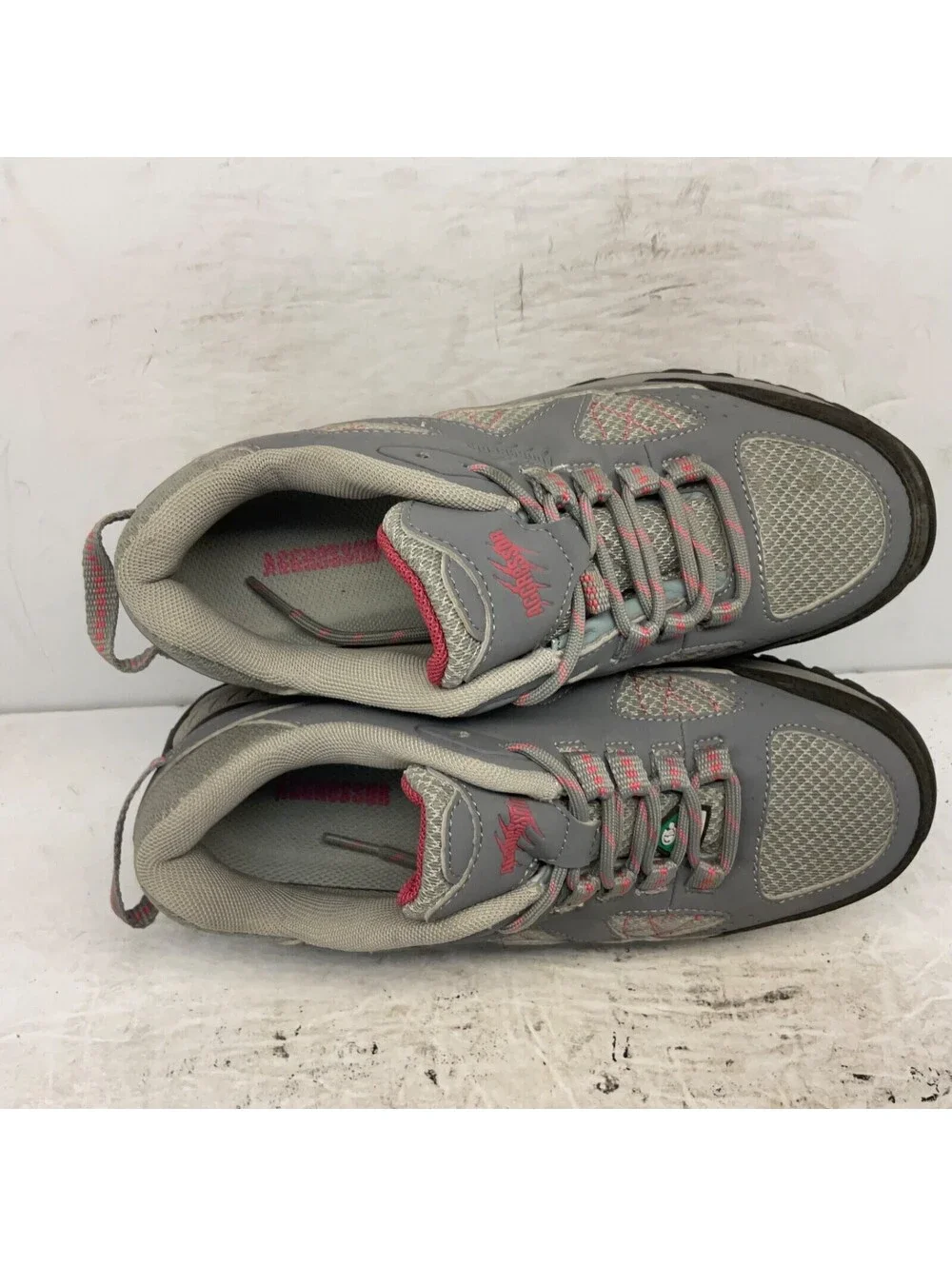 Aggressor Women's Steel Toe SP Safety Athletic Shoes 2501 Grey/Pink Size 6M